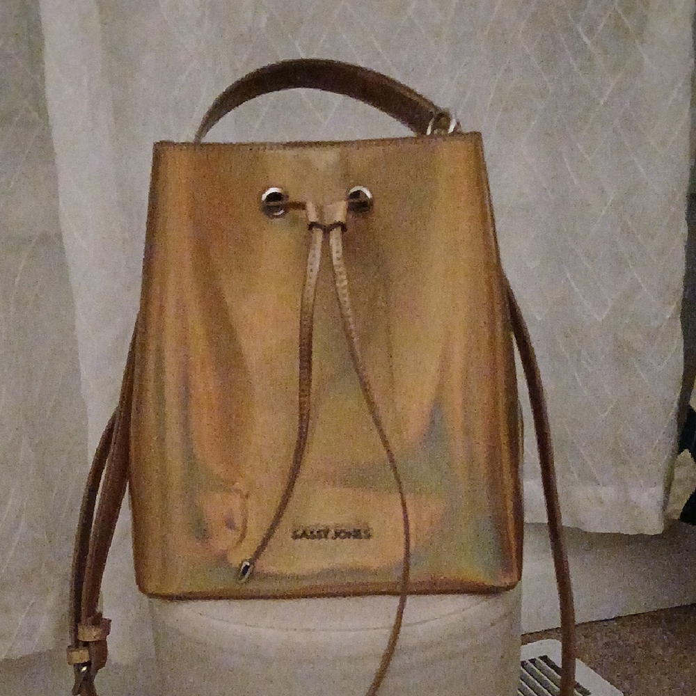 Sassy Jones Metallic Gold Backpack